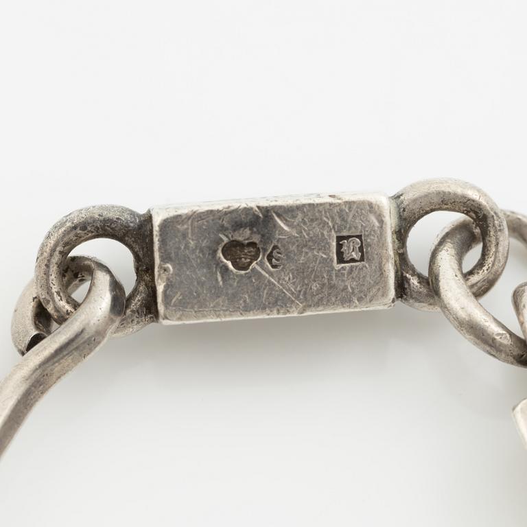 Wiwen Nilsson, arm bracelet, silver.