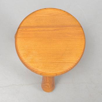 INGVAR HILDINGSSON, an oak stool from I.H. slöjd, second half of the 20th Century.