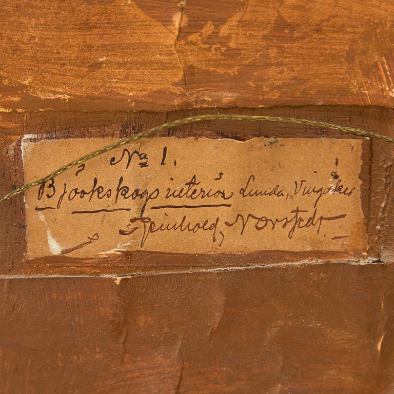 Reinhold Norstedt, "Björkskogsinteriör, Lunda, Vingåker".