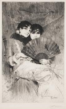 122. Anders Zorn, "The cousins".