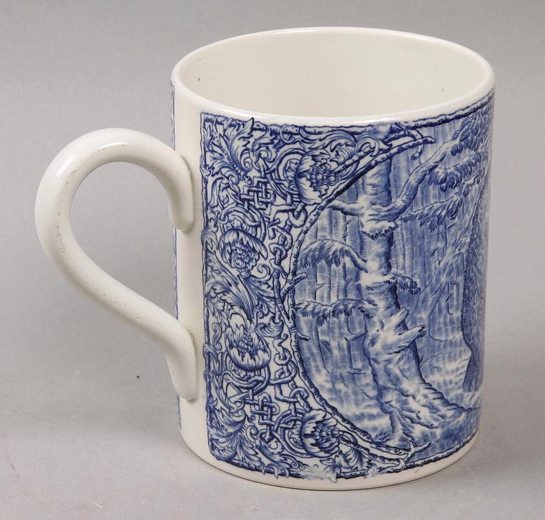 MUGG, flintgods, Rörstrand, omkring 1900.