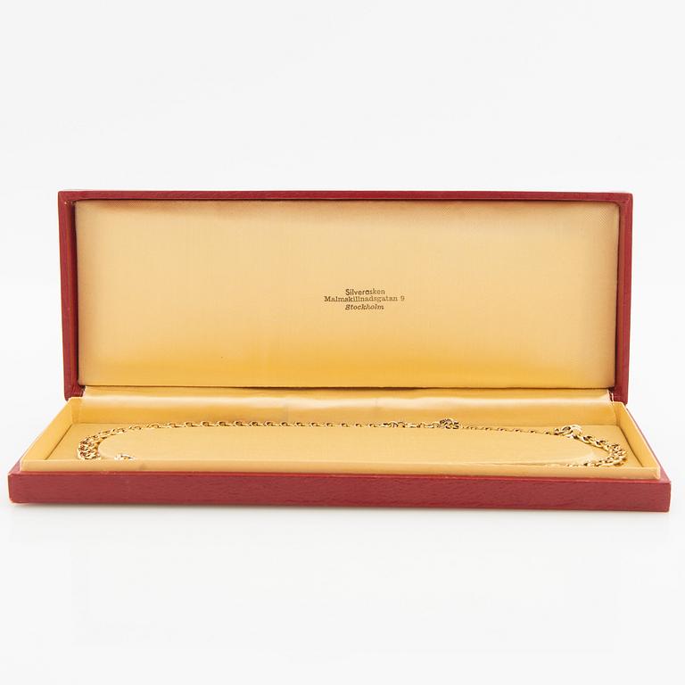 Necklace Bismarck link 18K gold, Maj-Lis Löpp Stockholm 1953.