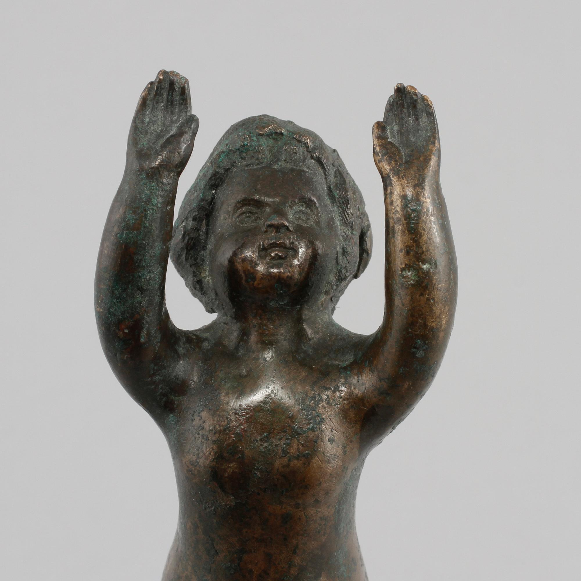 SKULPTUR, brons, osignerad, 1900-tal.