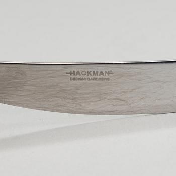 BERTEL GARDBERG, A 24-piece 'Carelia' stainless steel cutlery set for Hackman, Finland.