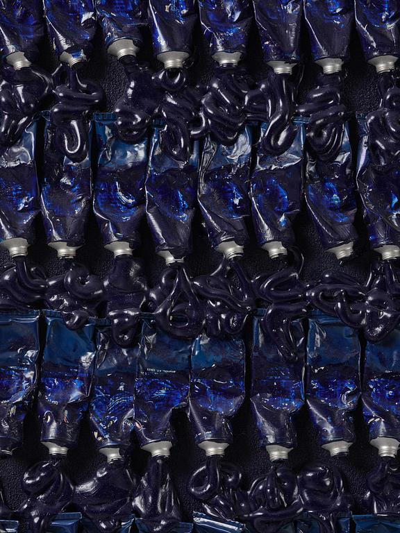 Arman (Armand Pierre Fernandez), "Monochrome Accumulation no. 3003".