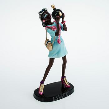 FIGURIN, "Miss Lanvin", porslin, Lanvin och Franz Porcelain, 2000-tal.