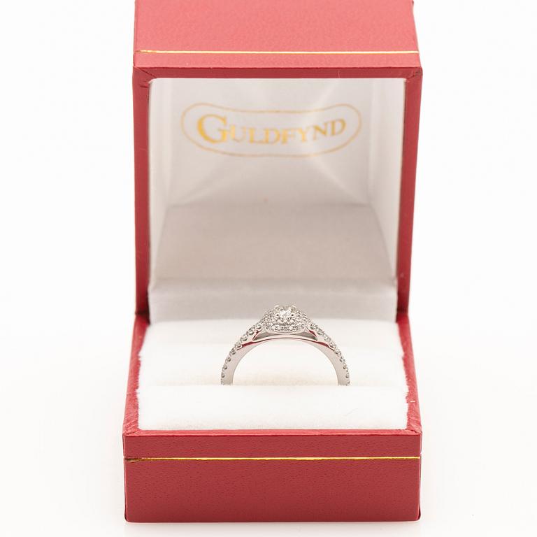 Ring, 18K gold with diamonds, Guldfynd.