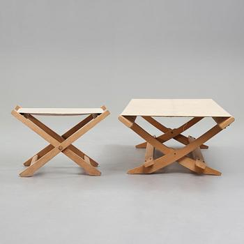 HANS J WEGNER, a daybed and a stool for Johannes Hansen, Denmark 1964.