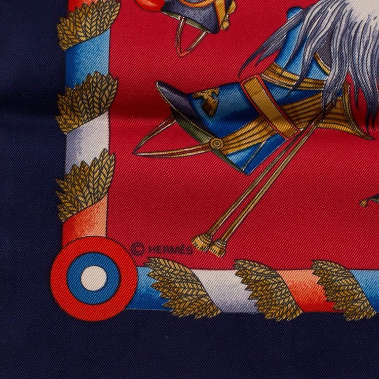 HERMÈS, "Paris L'Armee Imperiale Russe de 1816 a 1916", scarf.