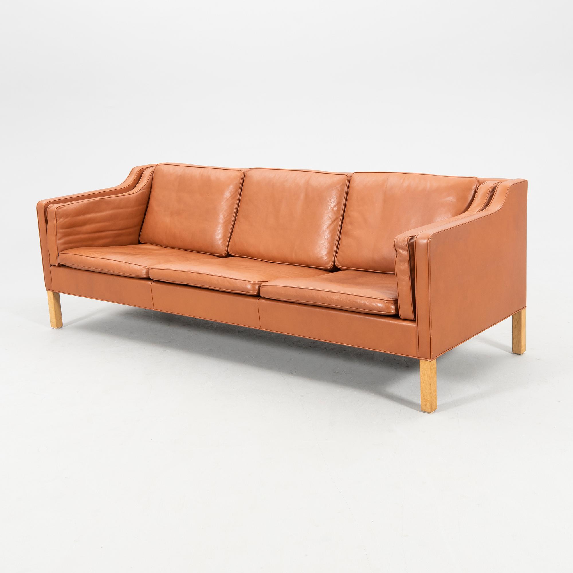 Börge Mogensen, soffa 2213, Fredricia Stolefabrik sent 1900-tal/2000-tal.