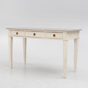 A Gustavian style table, first half of the 20th century.