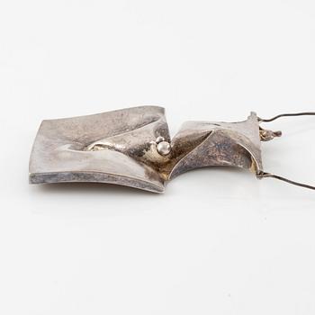 Björn Weckström, collier "Space Barbarella", sterlingsilver, Finland 1971, för Lapponia.