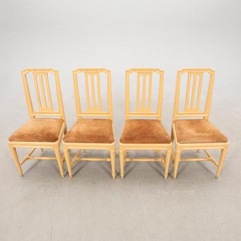 Chairs 4 pcs. "Odenslunda", from IKEA's 18th-century series, late 20th century.