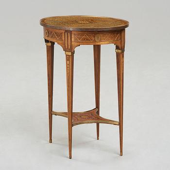 A Gustavian table by Anders Lundelius 1783.