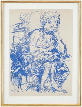 Oscar Kokoschka · OSCAR KOKOSCHKA, litografi, sign.