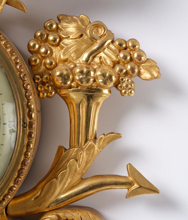 Daniel Åberg, a wall clock, Norrköping, (born 1729, died c. 1780).