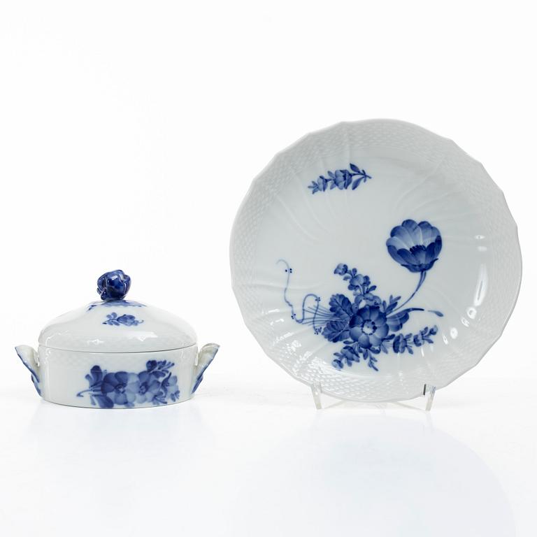 Royal Copenhagen, a 14-piece 'Blue Flower' tea service, Denmark.