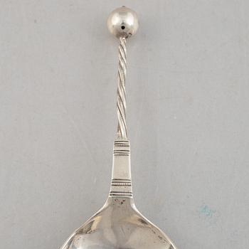 Supsked, silver, ostämplad, 1700/1800-tal, sannolikt Norge.