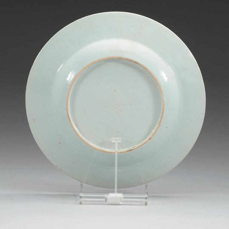 A set of six famille rose plates, Qing dynasty, Qianlong (1736-95).