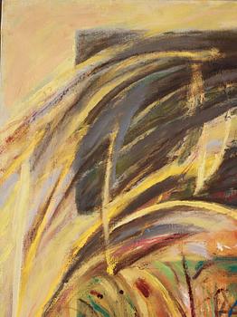 CO Hultén, oil on canvas and executed 1954.