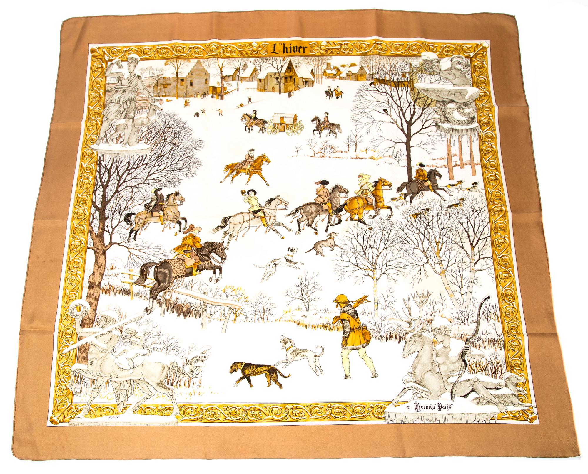 SCARF, "L'Hiver", Hermès.