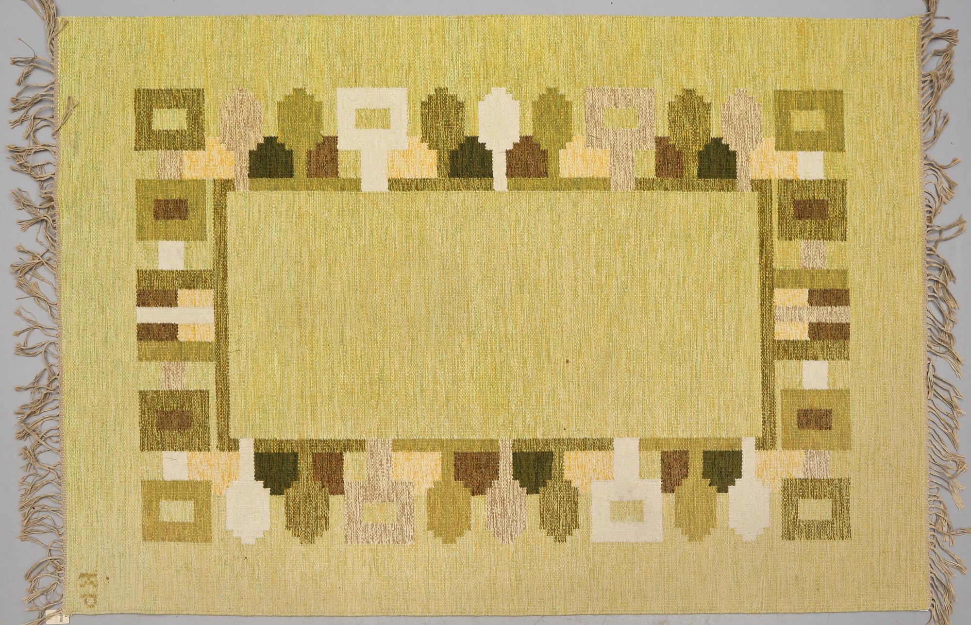 MATTA, rölakan, monogramsignerad K.P, 245 x 167 cm, 1900-talets andra hälft.