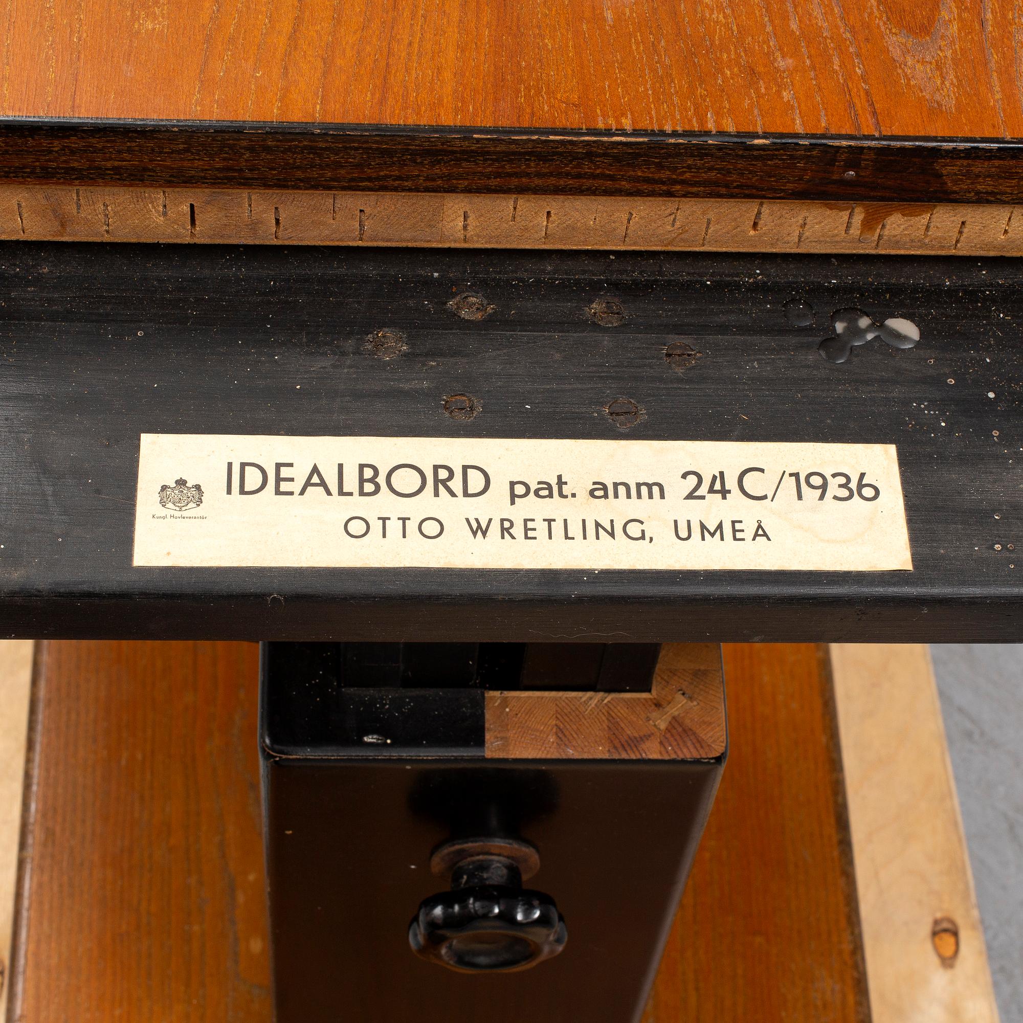 OTTO WRETLING, "Idealbordet", Umeå, 1930-tal.