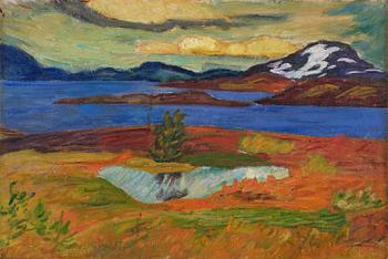 773. Helmer Osslund, "På väg till Sjöfallet".