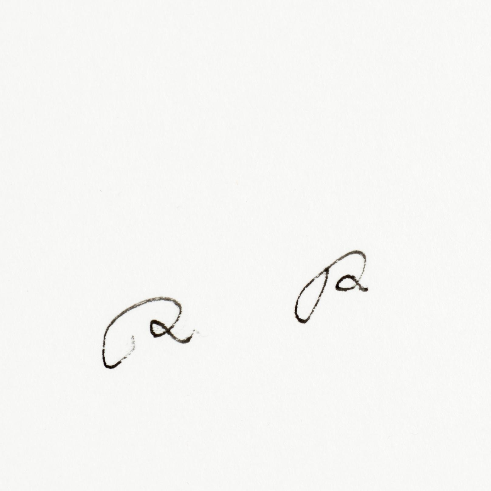 ROGER RISBERG, indian ink on paper, 2007, signed RR.