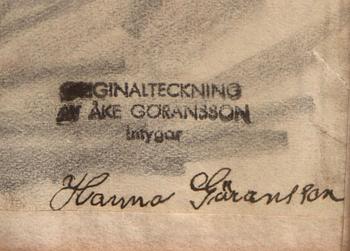 Åke Göransson, teckning.