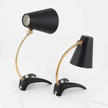 A pair of table lights from EWÅ, mid 20th Century.