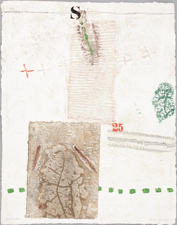 PORTFÖLJ MED GRAFISKA BLAD, 9+1 st, samtl sign o numr HC XIII/XXXV o XXVI/XL, i portfölj, 1981.