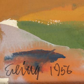 ERLING ÄRLINGSSON, gouache, signed and dated 1956.