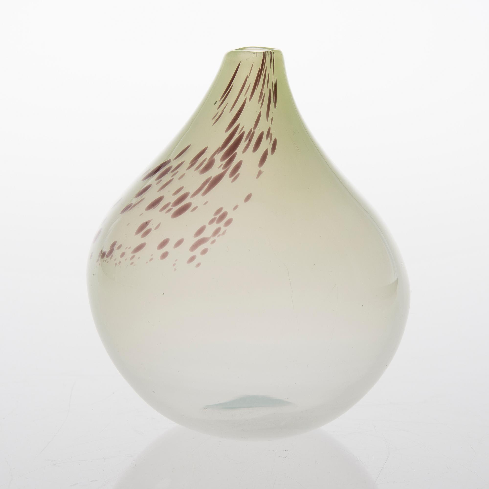 An art glass object,  model 3278, signed Tapio Wirkkala - Iittala.