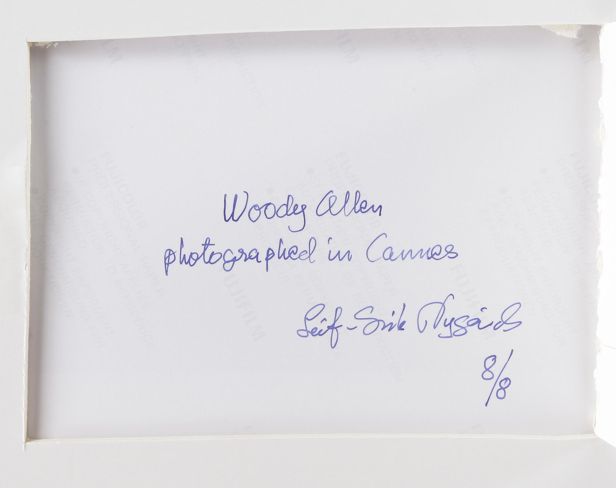 LEIF-ERIK NYGÅRDS, fotografi, signerad och numrerad 8/8 a tergo.