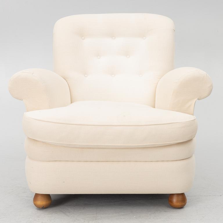 Josef Frank, a model 366 armchair, Firma Svenskt Tenn.
