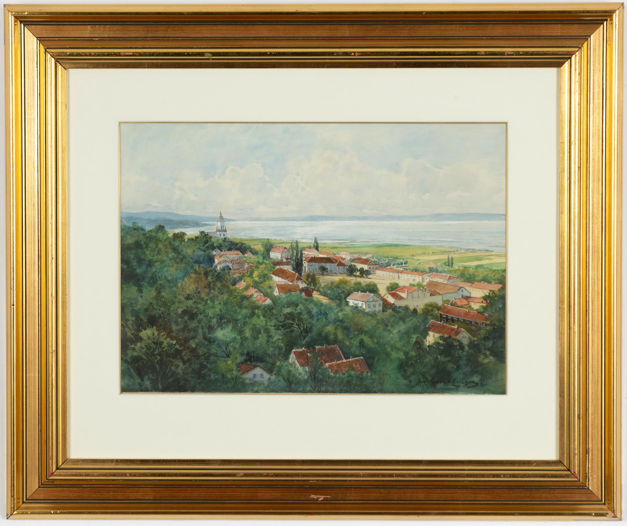 Anna Gardell-Ericson, View over Gränna.