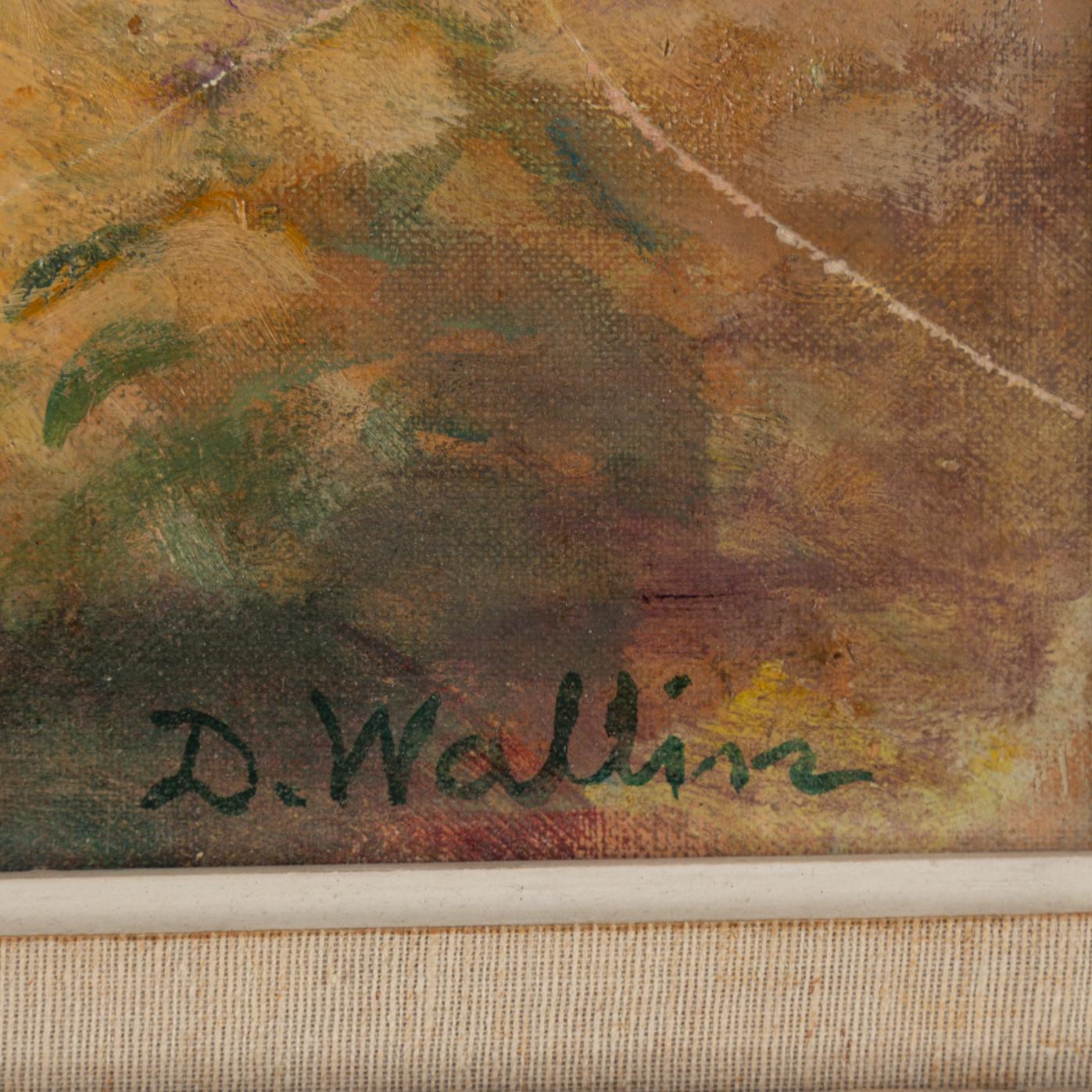 DAVID WALLIN, oil on canvas/panel, signed.
