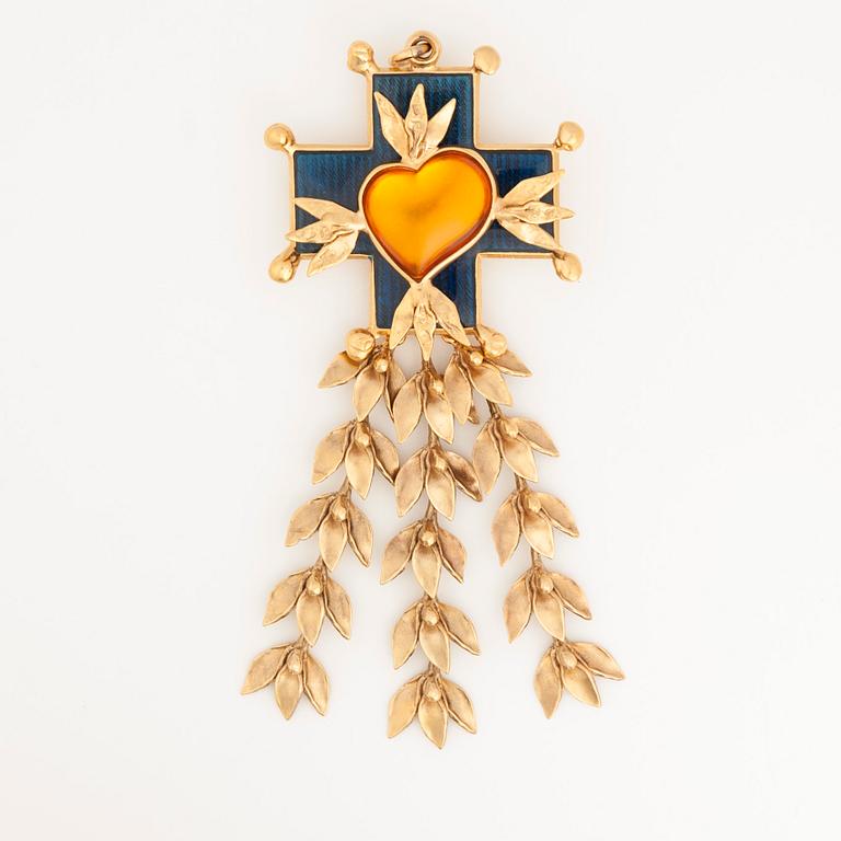 BROSCH / HÄNGE, Yves Saint Laurent.