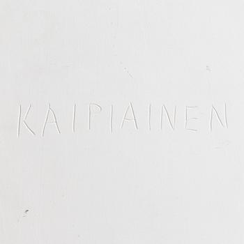 BIRGER KAIPIAINEN, a stoneware decorative dish signed Kaipiainen.