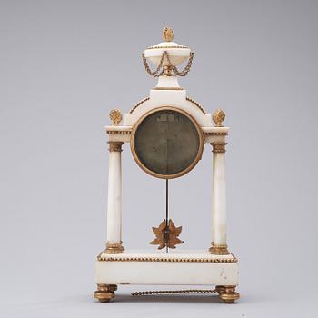 A late Gustavian mantel clock by P H Beurling, master 1783.