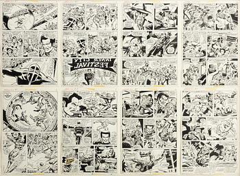 Marvel, "Human Fly", original drawings, 1978.