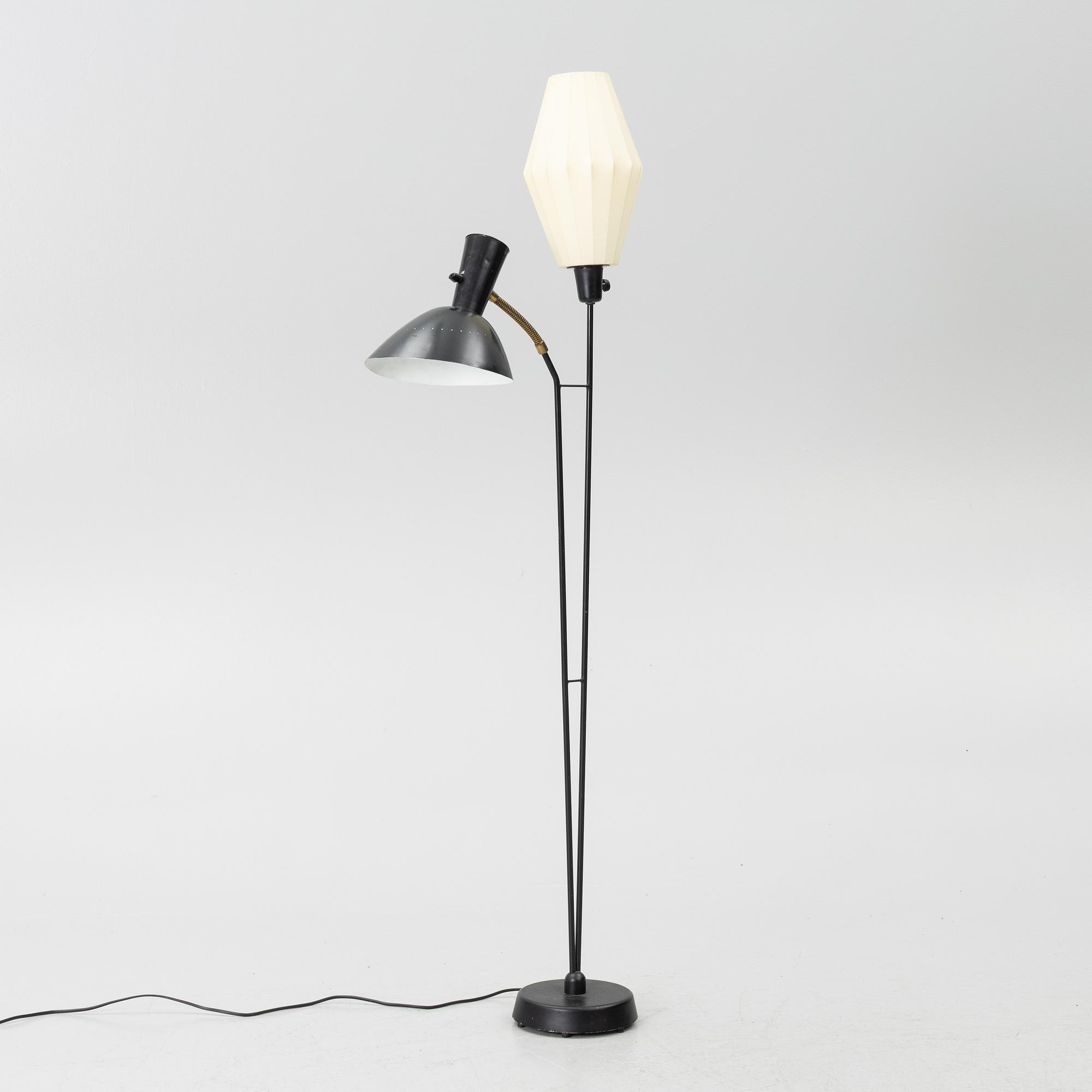 Hans Bergström, Floor lamp, Ateljé Lyktan, mid-20th century.