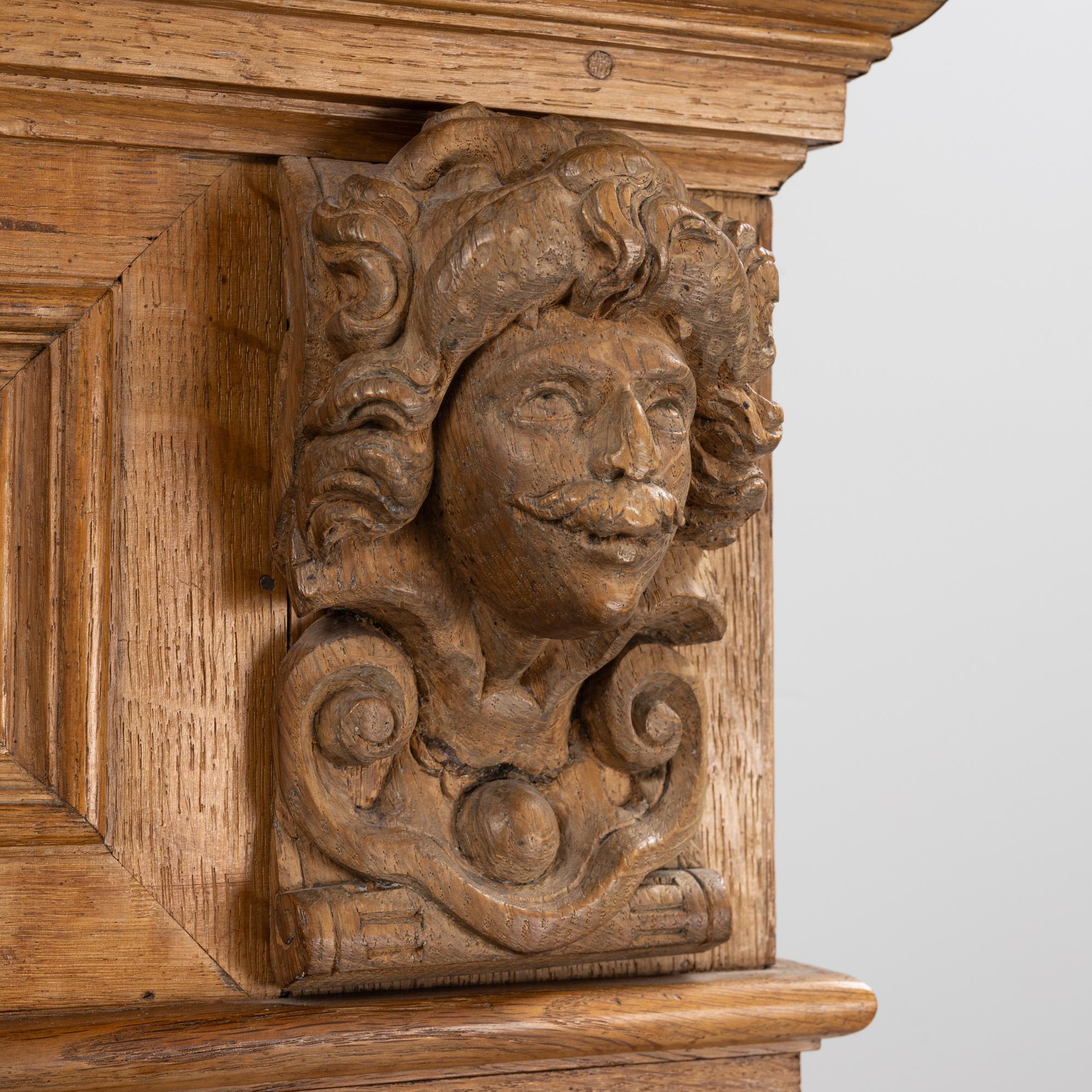 Skåp, barockstil, 1800-talets senare del.