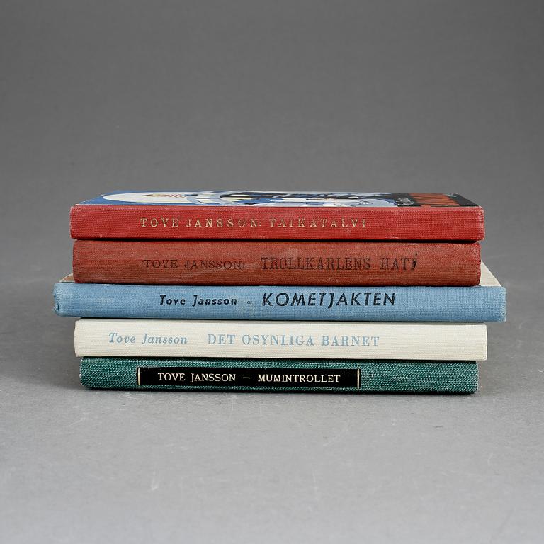 BÖCKER, 5 volymer, Tove Jansson.