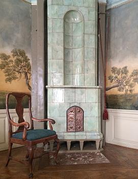 KARMSTOL, senbarock, 1700-tal.
