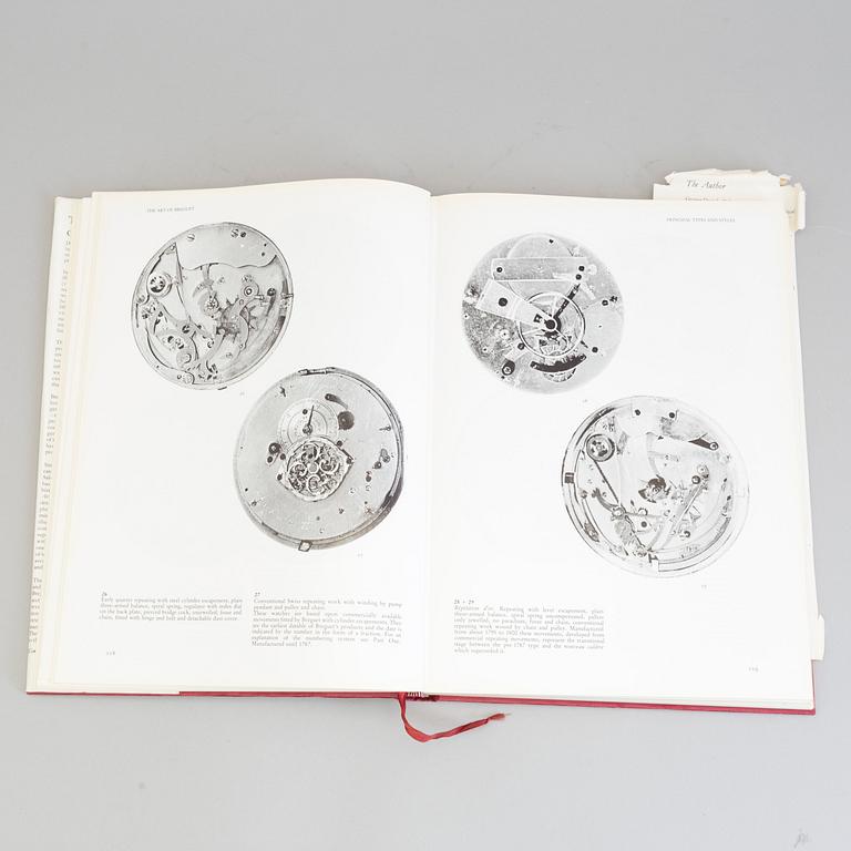 Book, The Art of Breguet, including a signature from George Daniels.