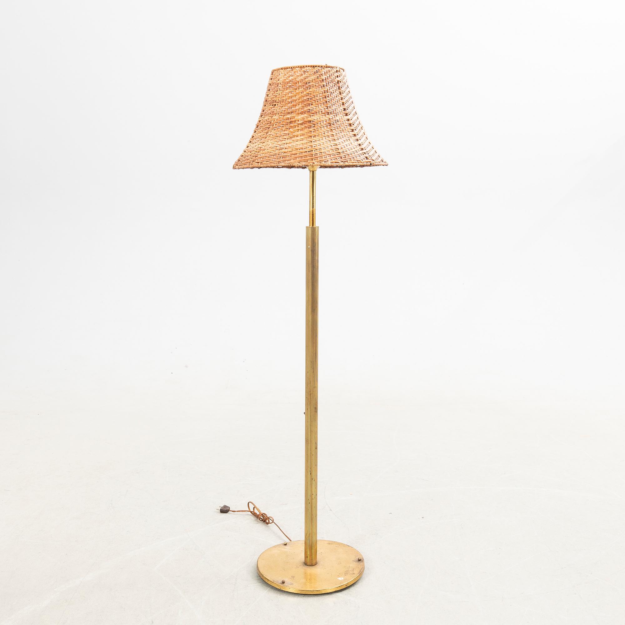 Floor lamp, mid-20th century.