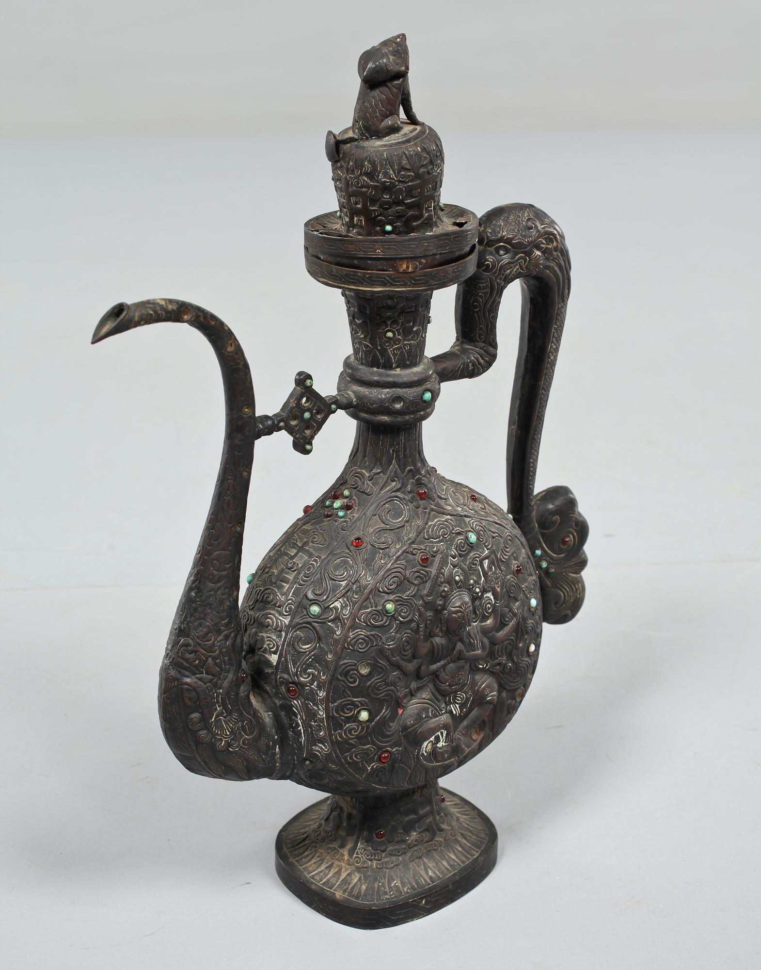 KANNA, metall, troligen Sinotibet, 1800/1900-tal.