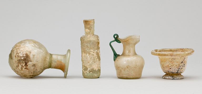 GLASKÄRL, 8 st, östra Medelhavsområdet, 200-900 talet e Kr.